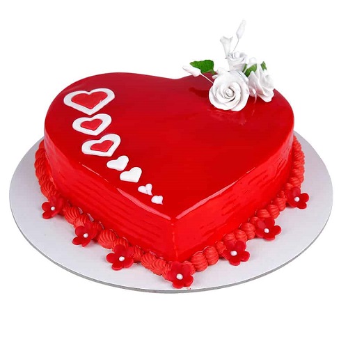 Delight Love Heart Shape Cake