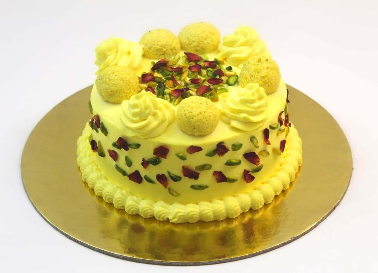 Traditional Sweet Rajbhog Cake