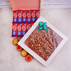 Almonds and Kit Kat Diwali Corporate Combo