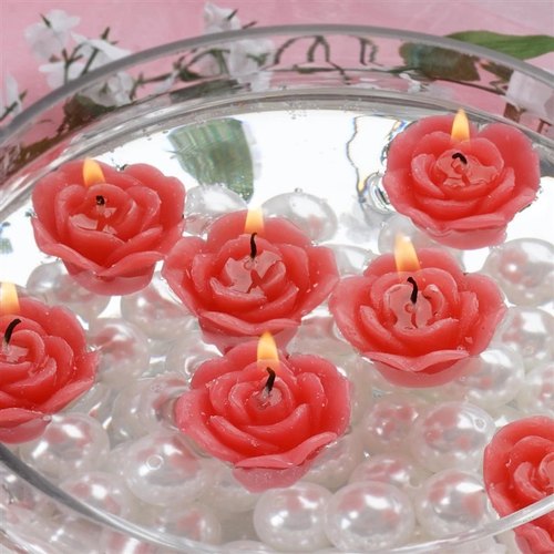 Flower Rose Floating Candles