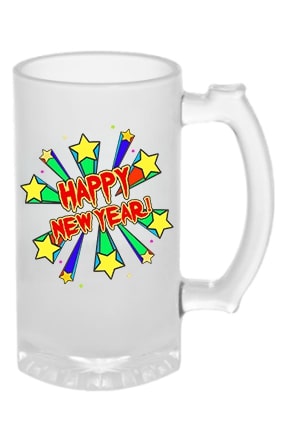 New Year Beer Mug