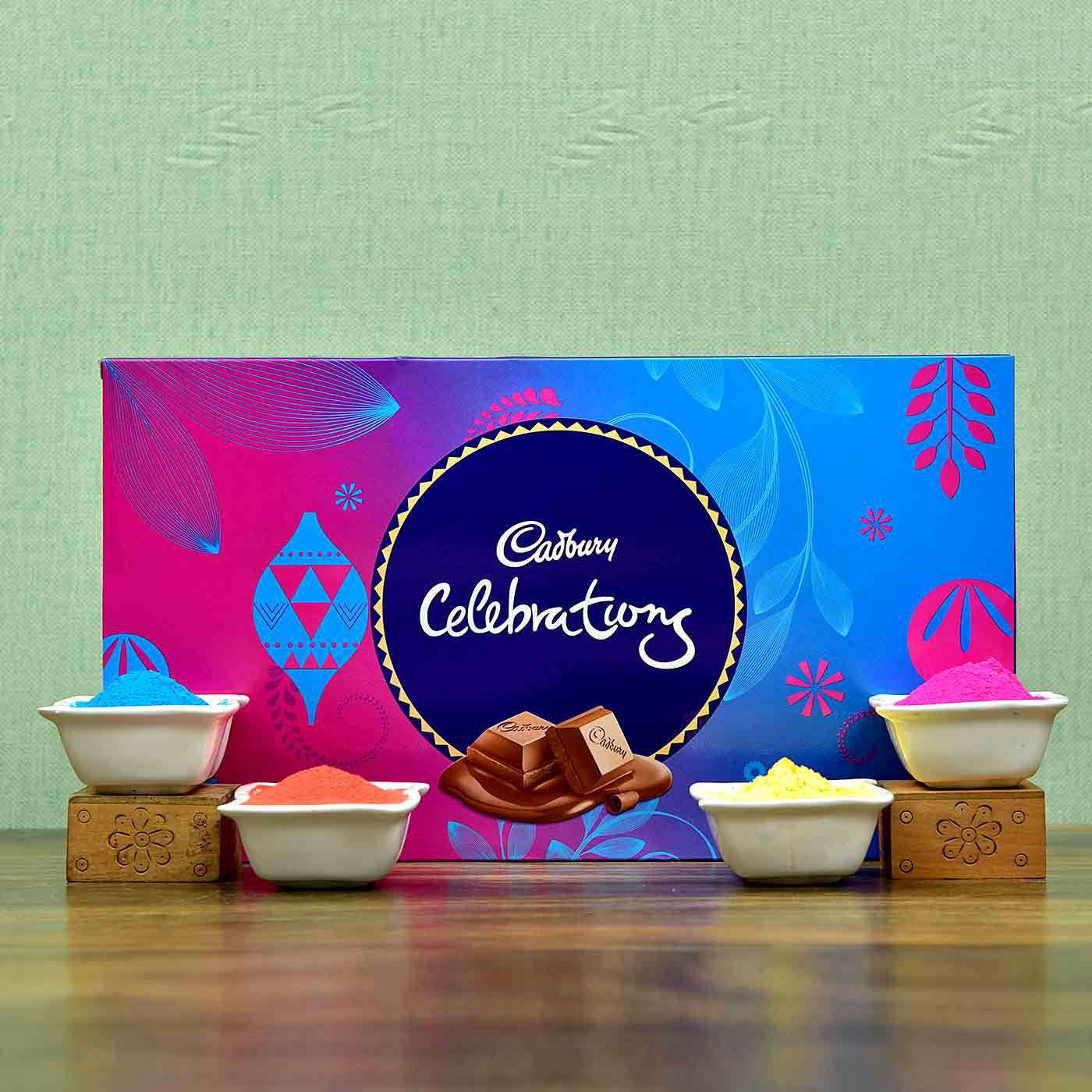 Cadbury Celebration Pack with Colorful Gulal