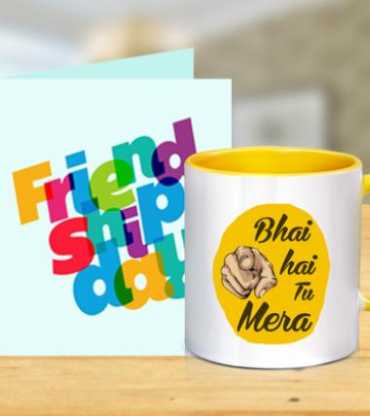 Friendship Day Card and Mug