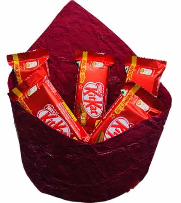 5 Kitkat Chocolate In Papaer Box