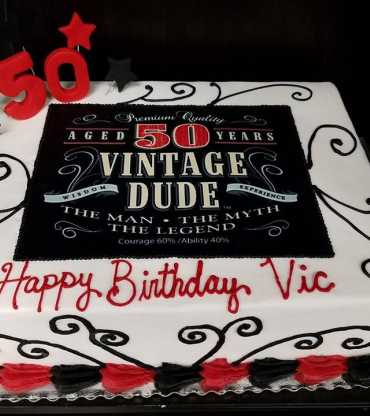 50th Cake For Hubby
