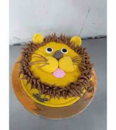 Animal Theme Fondant Cake