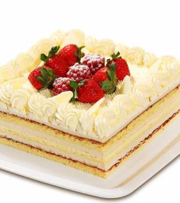 Butterscotch Strawberry Cake
