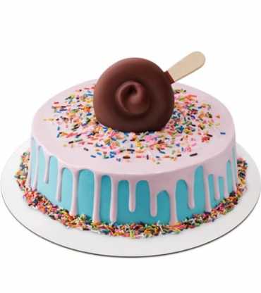 Beautiful Ice Cream fondant Cake