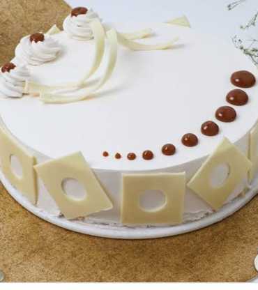 Butterscotch Cake With White Chocolate