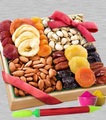 Mix Dry-fruits Box with color