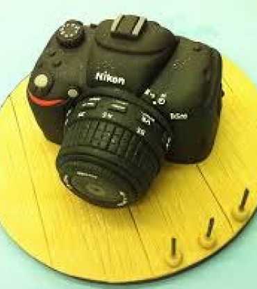 Camera Fondant Cake