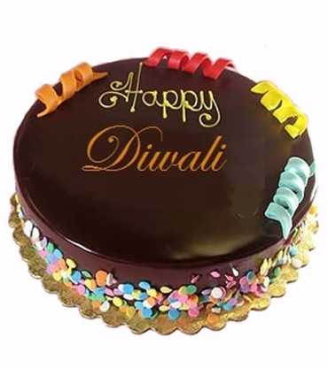 Chocolate Diwali Cake