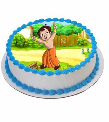 Chota Bheem Photo Cake 