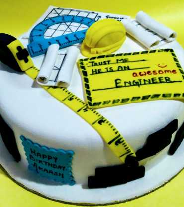 Civil Engineer Theme Cake