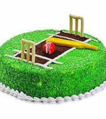 Cricket Pitch Cake 