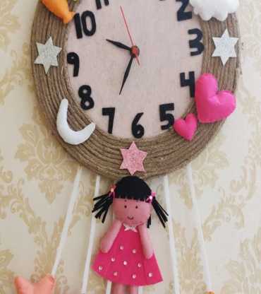 Cute Walk Clock with Name