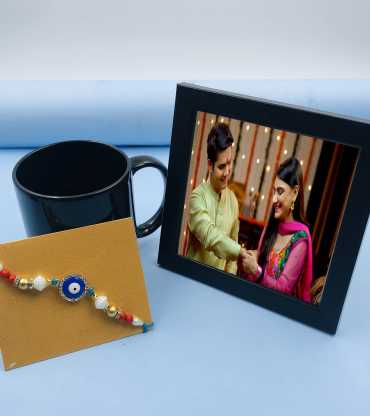 Evil Eye Rakhi With Gift