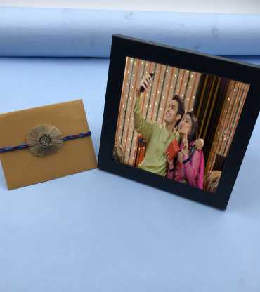 Flower Rakhi With Frame