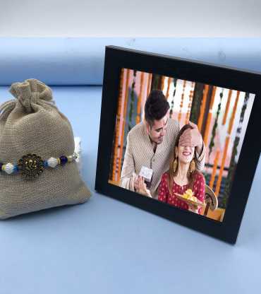 Ganesh Rakhi & Photo Frame