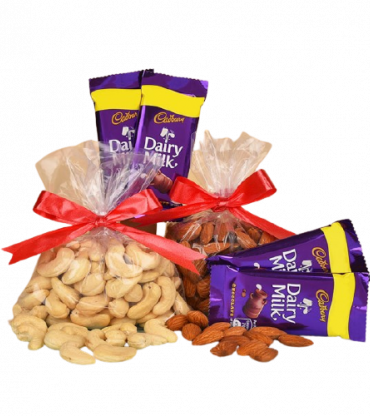 Healthy Diwali Gift Combo ( chocolates & dryfruit)