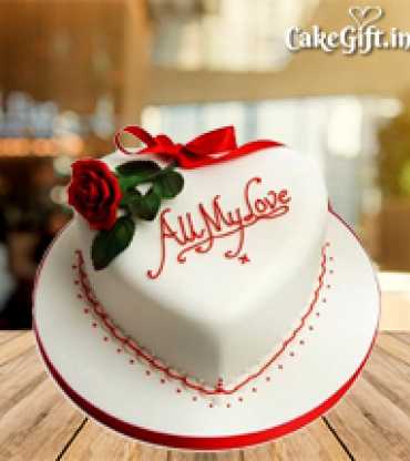 Heart Fondant Cake