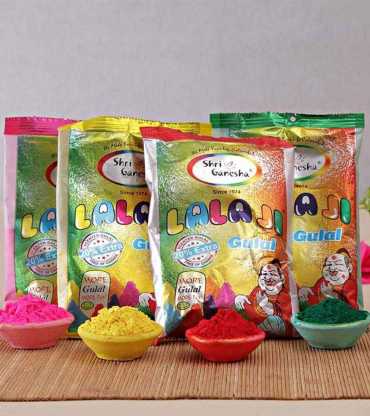 Holi 4 Colors Pack