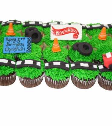 Hot Wheels Race Track Cupcake