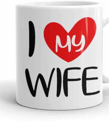 I love my wife coffee mug