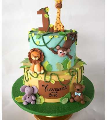 Jungle Theme Cake