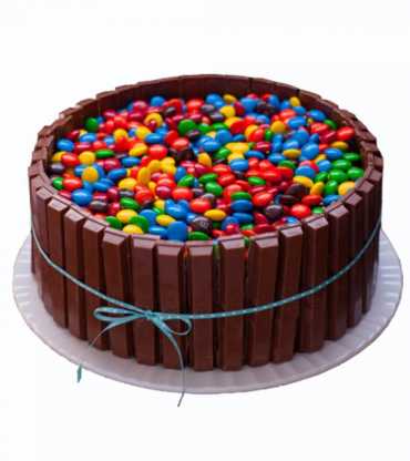 kit kat Cake with Gems Touch