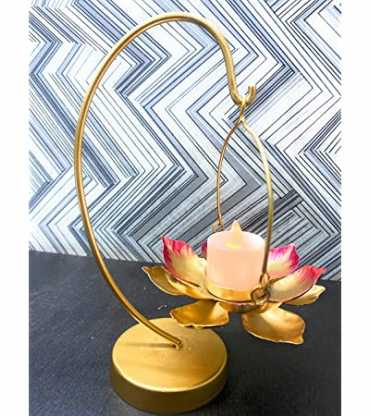 Lotus Shaped Diya For Puja