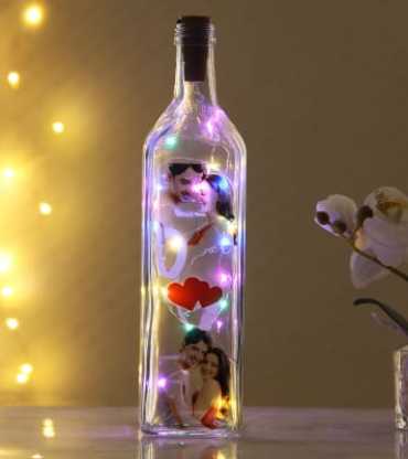 Love Personalizes LED Bottle Lamp