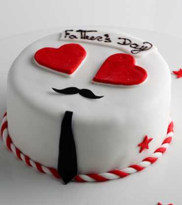 Love Fondant Father's Day Cake