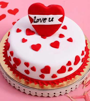 Love Hearts Designer Cake