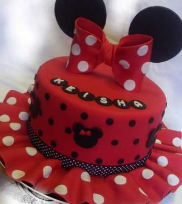 Micky Mouse Fondant Cake