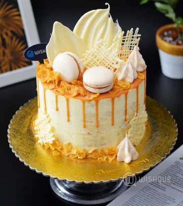 Nut Corn Flakes Butterscotch Cake