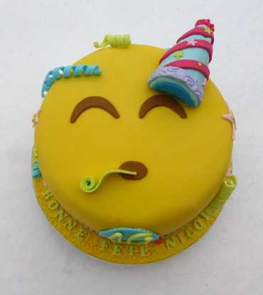 Party Emoji Cake