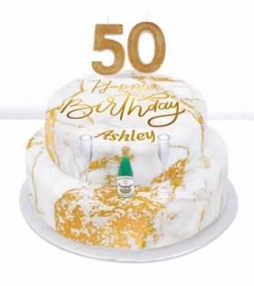 Personalised 50th Birthday Cake