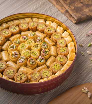 Pistachio Filled Baklava Sweets