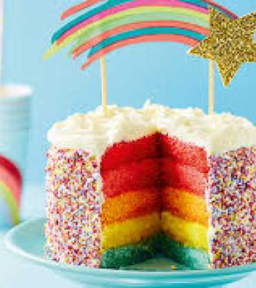 Rainbow cake