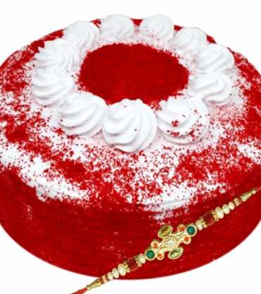 Rakhi Red Velvet Cake