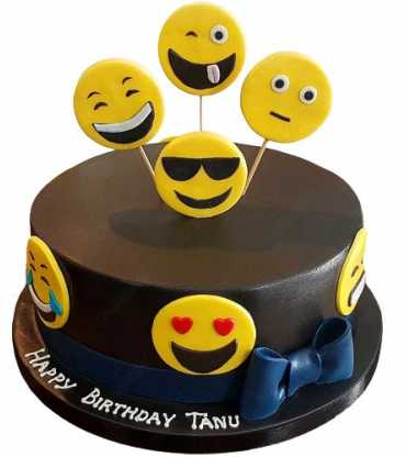 Smiley Emoji Cake