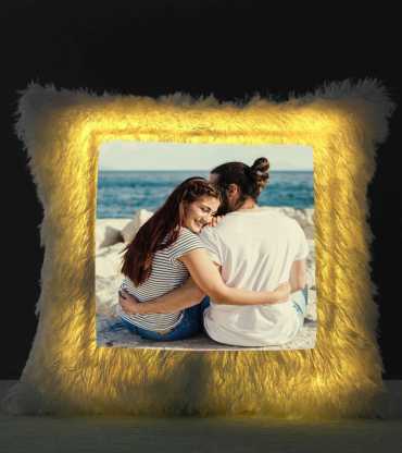 Square Led Photo Cushion