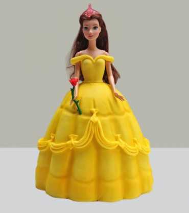 Sunshine barbie Doll Cake