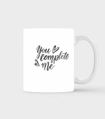 Text Print Mug