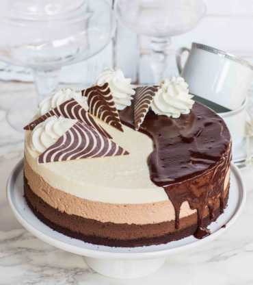 Triple Chocolate Cheese Cake