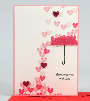 Valentine Greeting Card With Candle Combo