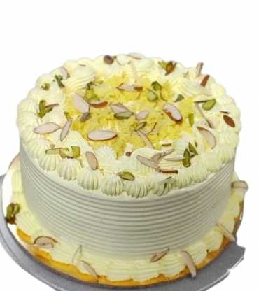 Vanilla Round Rasmalai Cake