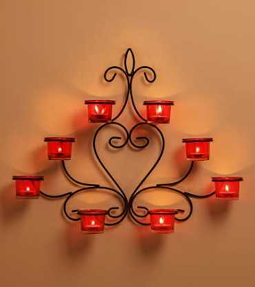 Wall Hanging  Light Candle Diya Holders