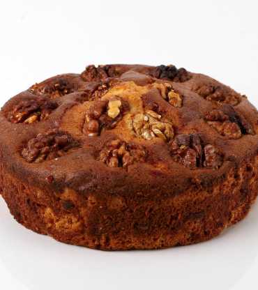 Crunchy Walnut Plum Cake